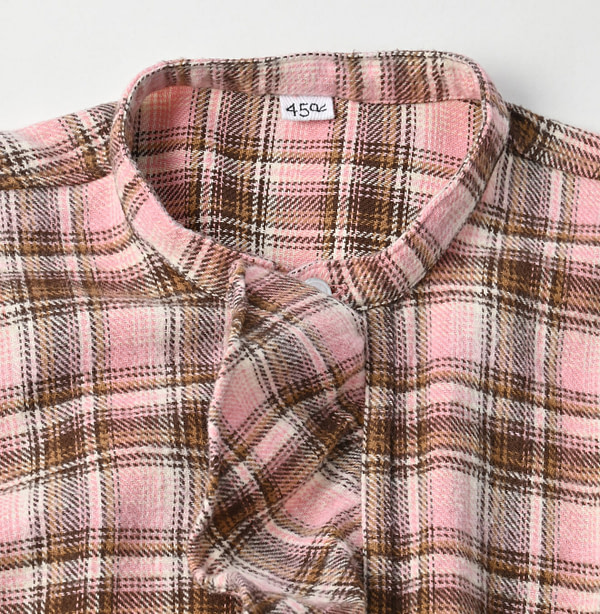 ONEONE Iroiro Indian Flannel Frill Tunic Detail