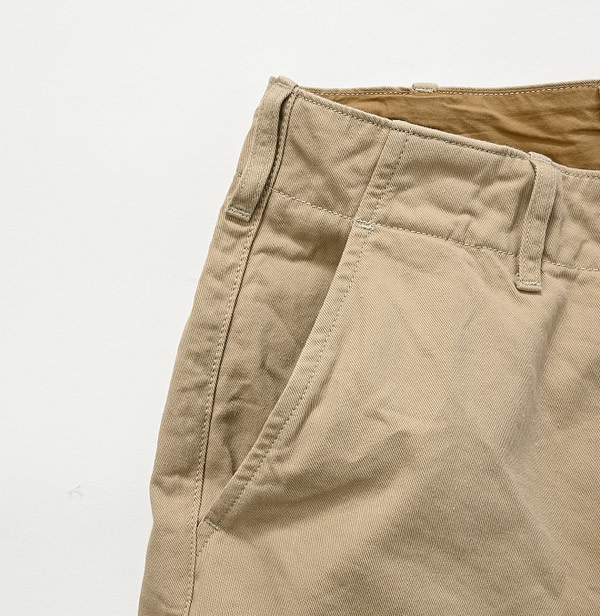 Okome Chino Chi-rgo Shorts Detail