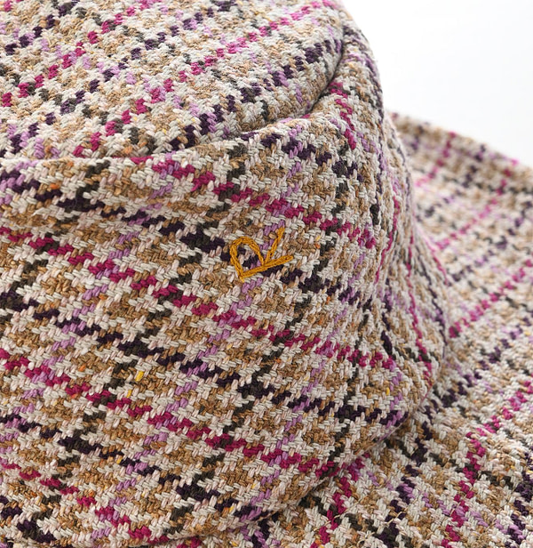 Cotton Tweed Concho Hat Detail