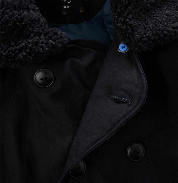 Indigo Fourth OX 908 Tent Coat Detail