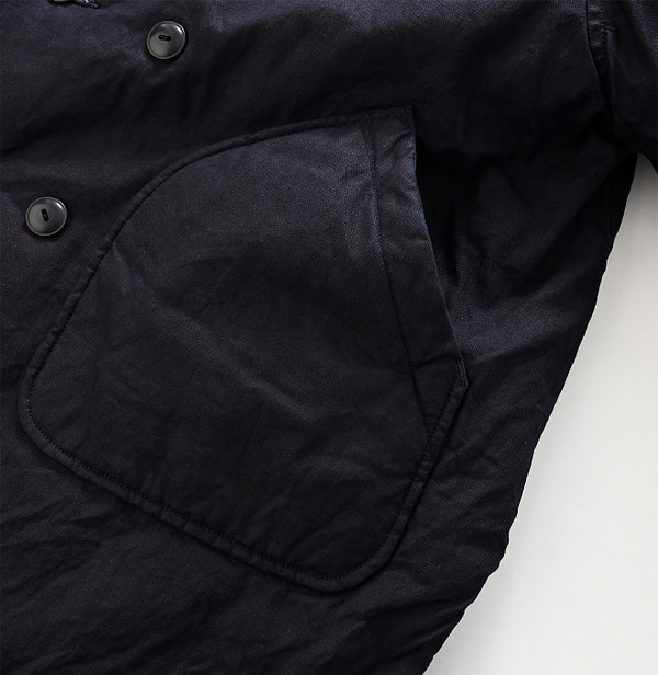 Indigo Fourth OX 908 Tent Coat Detail