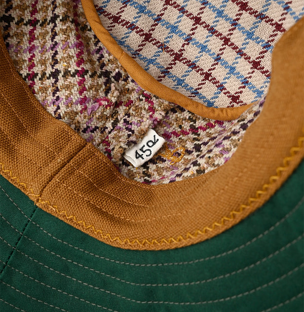 Cotton Tweed Concho Hat Detail