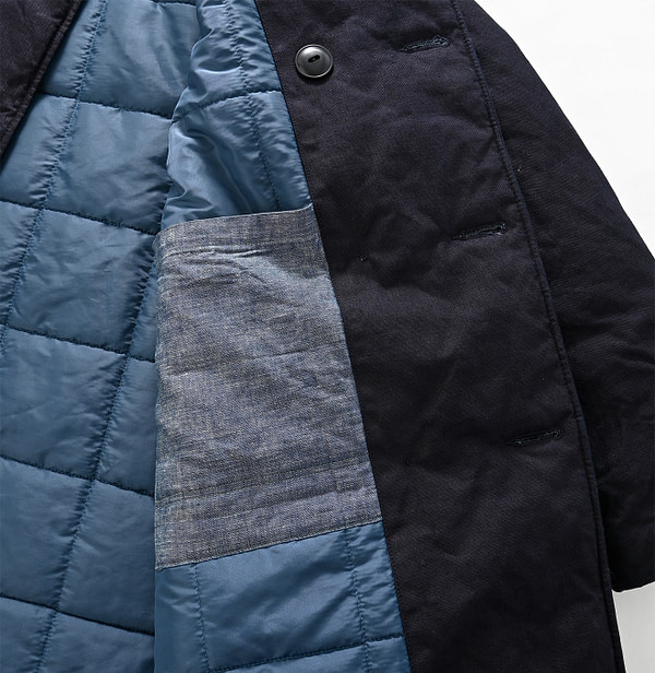 Indigo Fourth OX 908 Tent Coat Detail