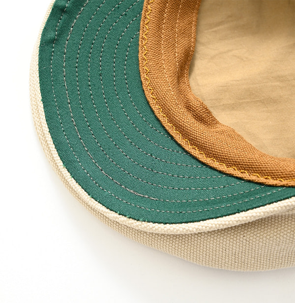 No. 4 Canvas Hunting Hat Detail