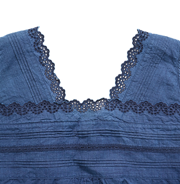 Ai Khadi Lace de No Sleeve T-shirt Detail