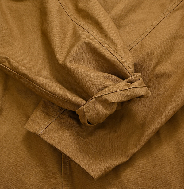 High Density Duck 908 Tent Coat Detail