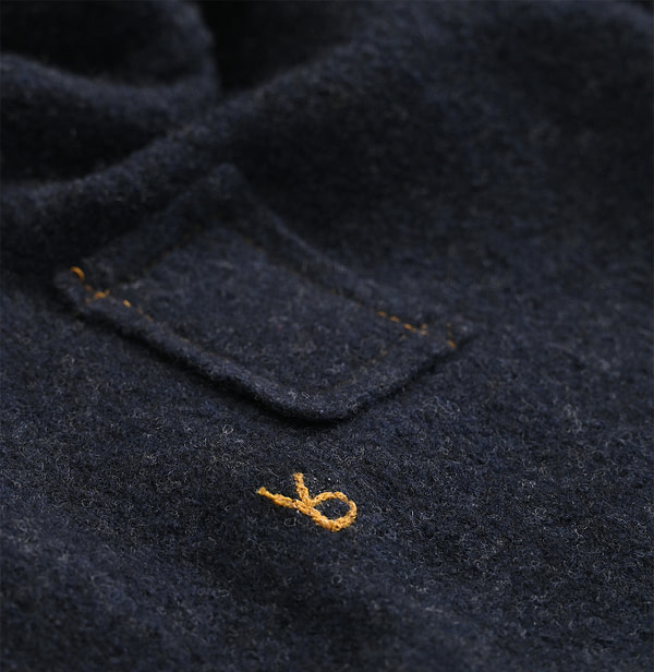 908 Float Boiled Wool Jacket Detail