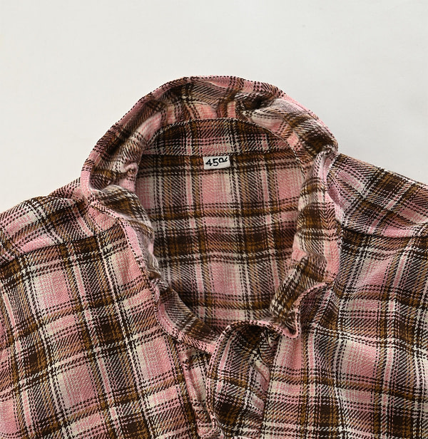 Indian Flannel Frill Cache-coeur Detail