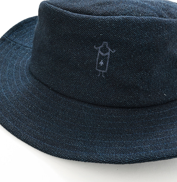 Indigo Duck Hat Detail