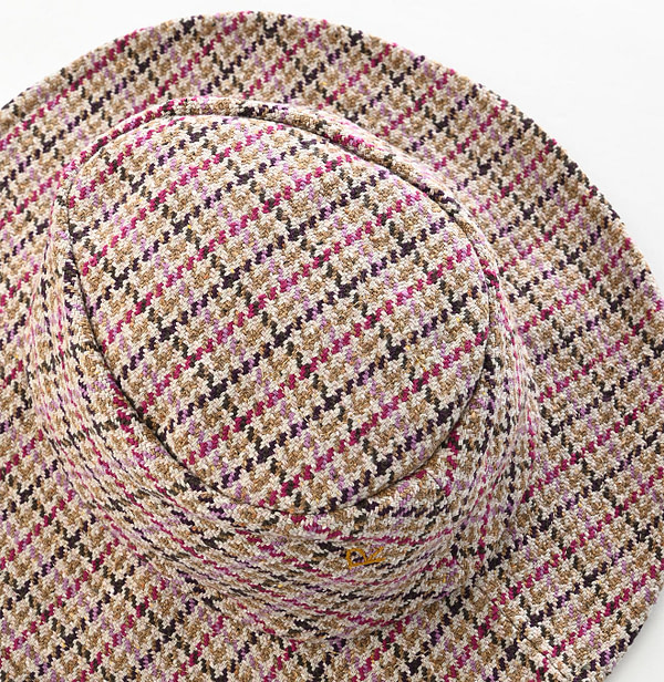 Cotton Tweed Concho Hat Detail