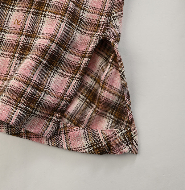 Indian Flannel Frill Cache-coeur Detail