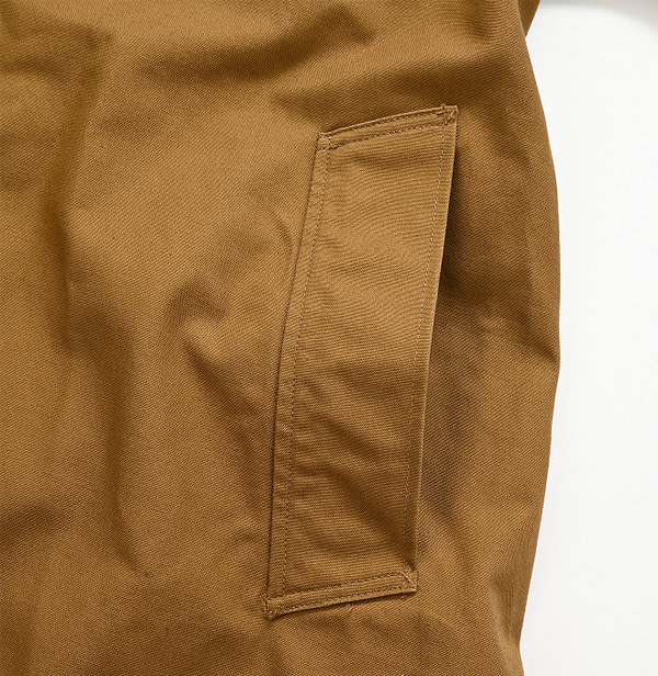 High Density Duck 908 Tent Coat Detail