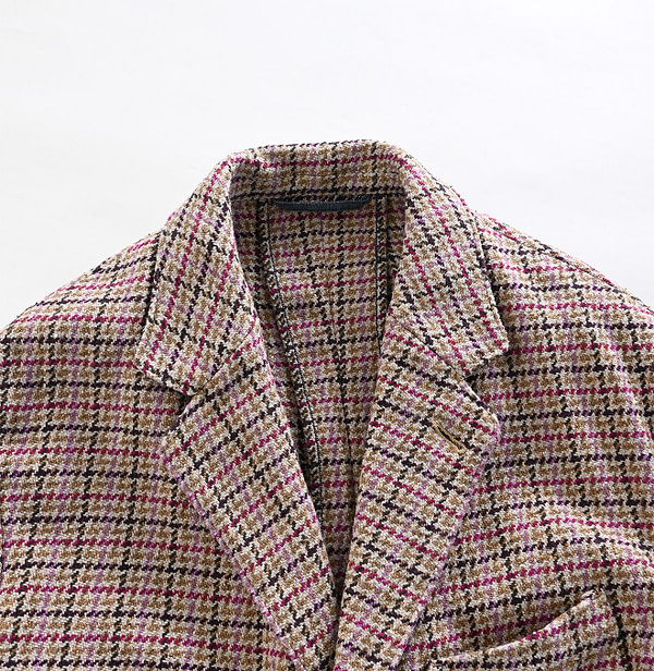 Cotton Tweed Miyuki Jacket MEN Detail