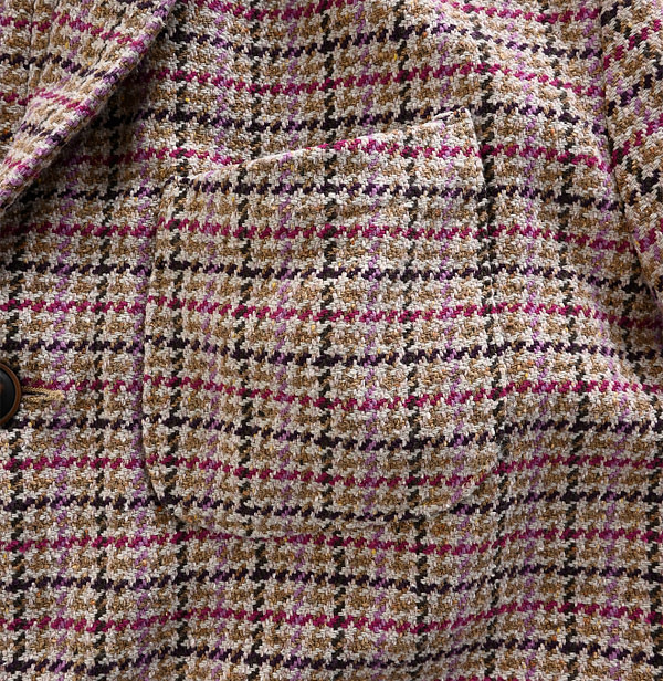 Cotton Tweed Miyuki Jacket MEN Detail