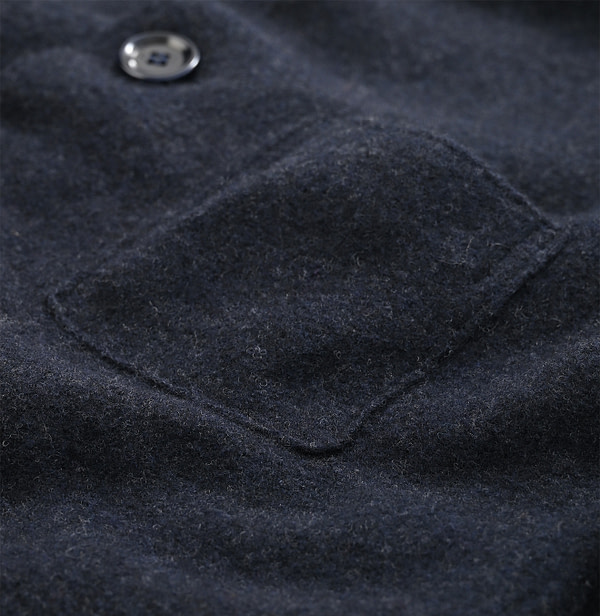 908 Float Boiled Wool Jacket Detail