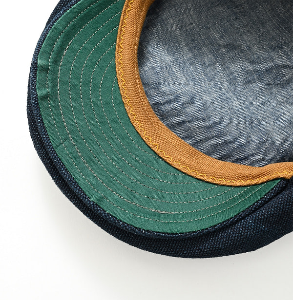 Indigo Duck Hunting Hat Detail