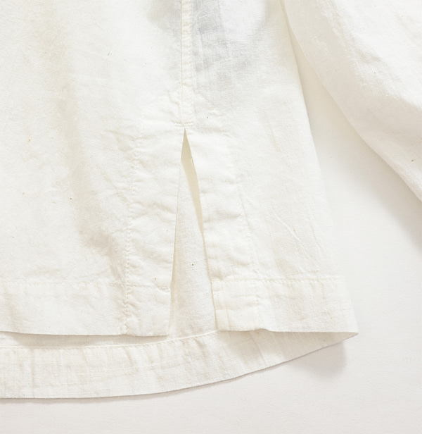 Indian Khadi Pintuck Blouse Detail