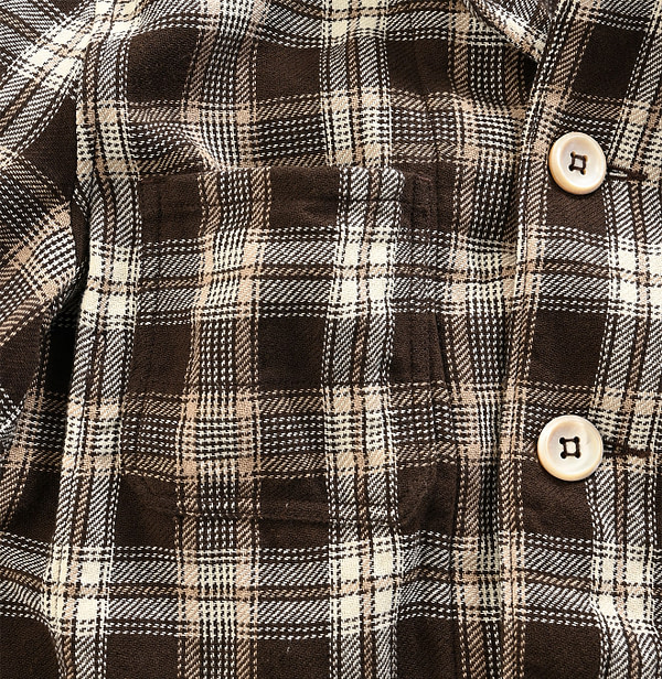 Indian Flannel 908 4-Pocket Shirt Detail