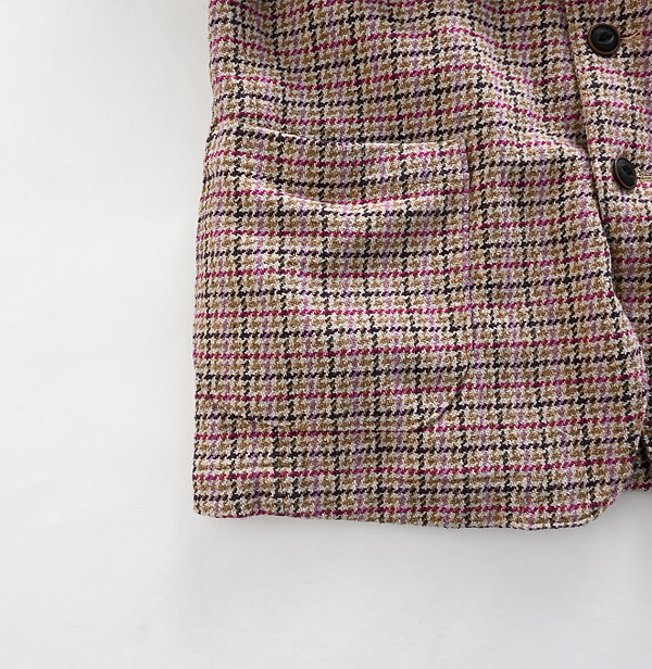 Cotton Tweed Miyuki Jacket MEN Detail