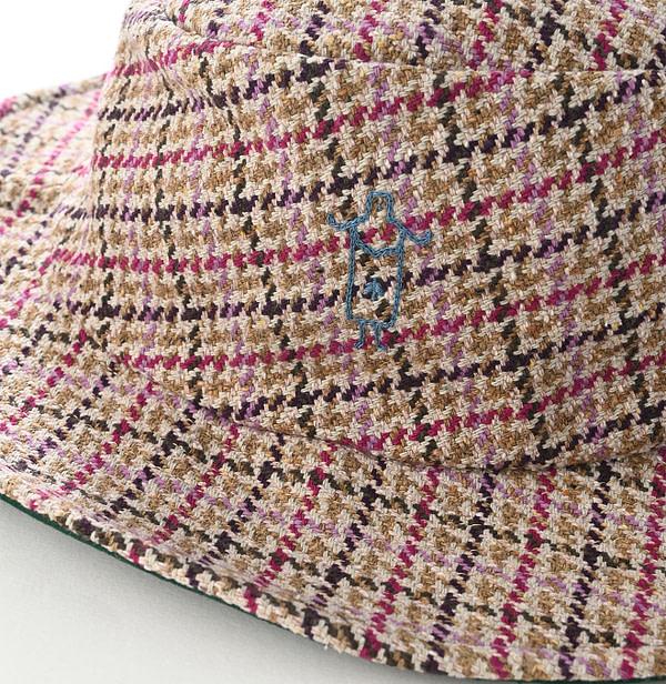 Cotton Tweed Concho Hat Detail