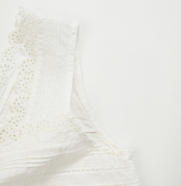 Khadi Lace de No Sleeve T-shirt Detail