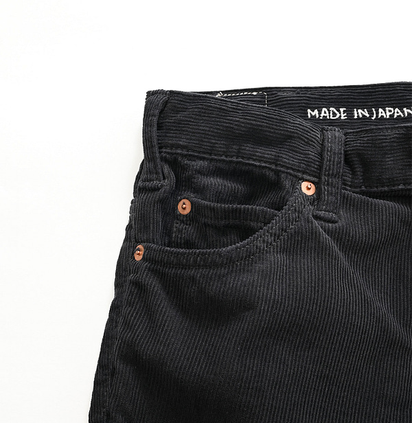 12 Wale Corduroy 908 5-pockets Pants Detail