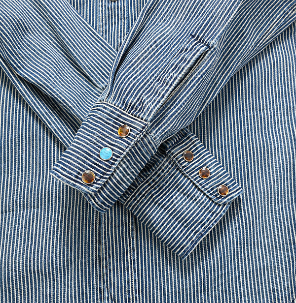 Shirt Denim 908 Eastern Shirt Detail