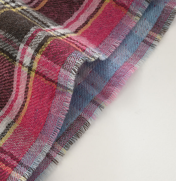 Wool Jacquard Muffler Detail