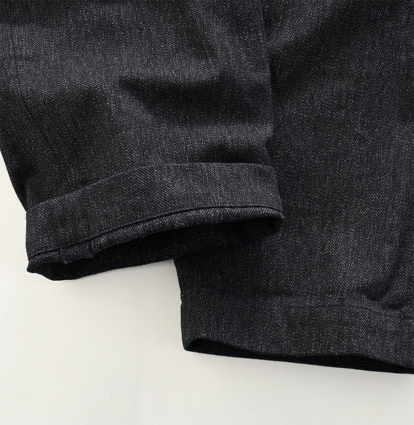 Indigo Yorimoku Kersey Easy Slacks MEN Detail