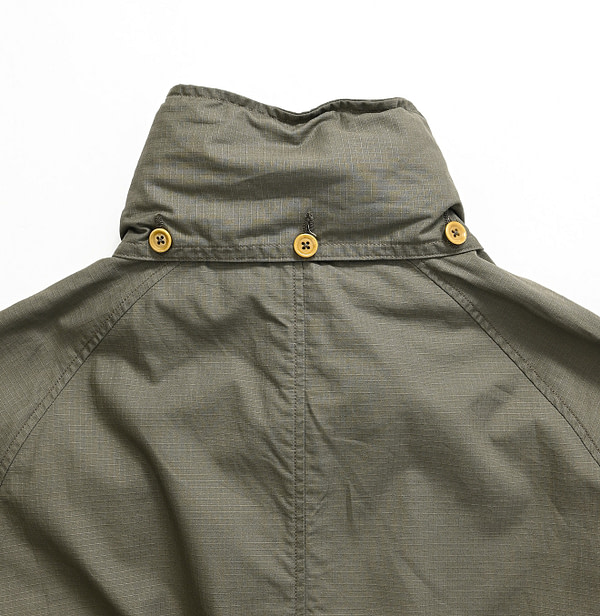 Ripstop 908 Balmacaan Coat Detail