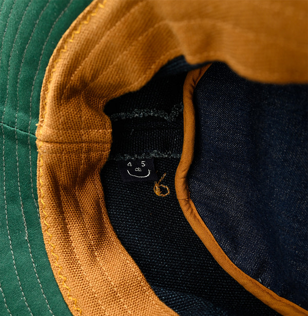 Indigo Duck Hat Detail