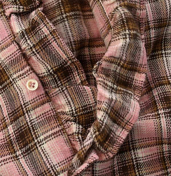 Indian Flannel Frill Cache-coeur Detail