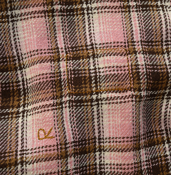 Indian Flannel Frill Cache-coeur Detail