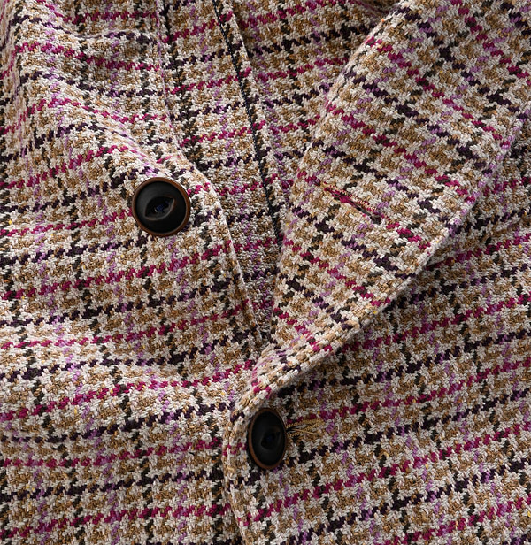 Cotton Tweed Miyuki Jacket MEN Detail