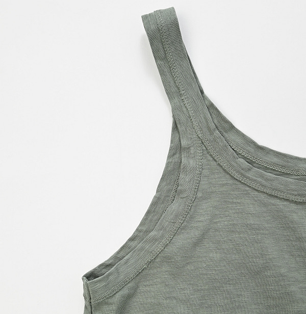 Dozume Tenjiku Cotton Binder Camisole Detail