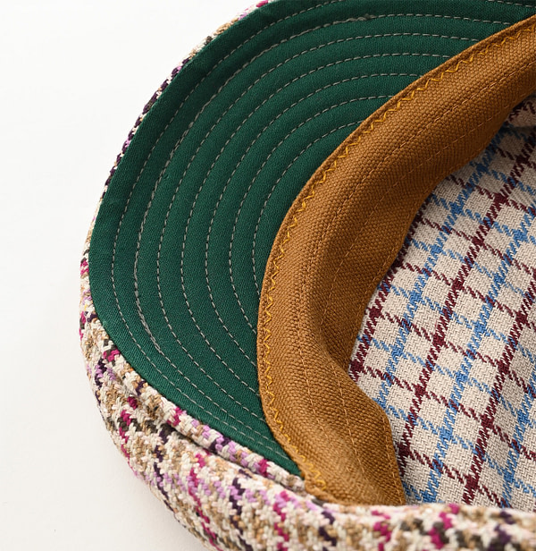 Cotton Tweed Hunting Hat Detail