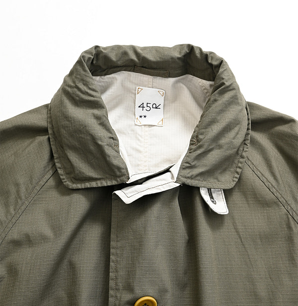 Ripstop 908 Balmacaan Coat Detail