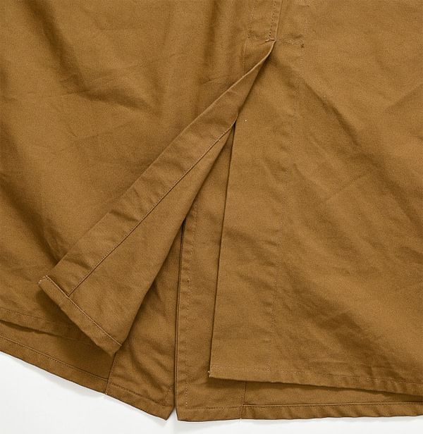 High Density Duck 908 Tent Coat Detail