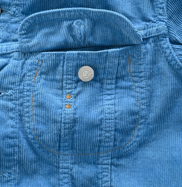 12 Well Corduroy 908 Yamahikohime Jacket Detail