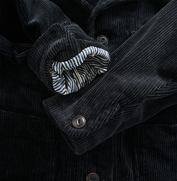 Selvedge Corduroy Tyrol Jacket Detail