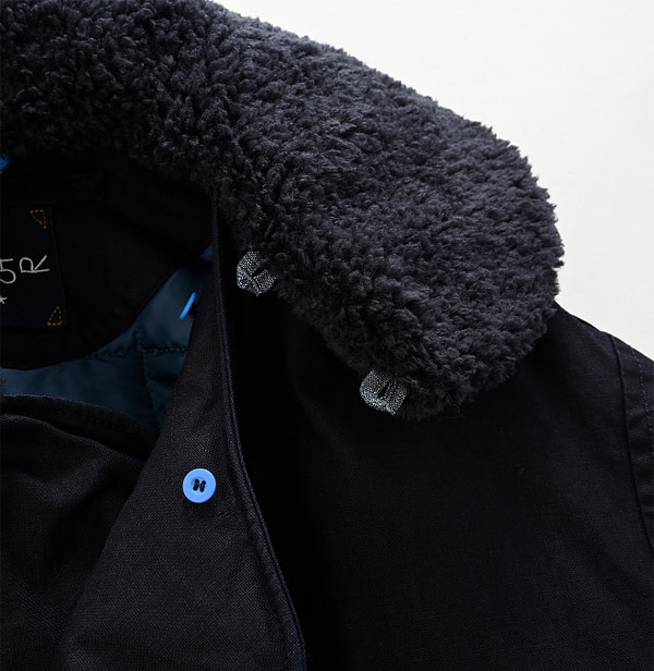 Indigo Fourth OX 908 Tent Coat Detail