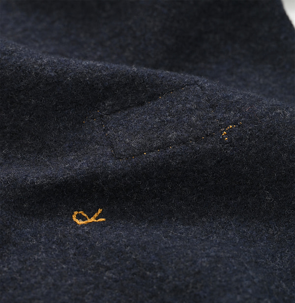 908 Float Boiled Wool Jacket Detail