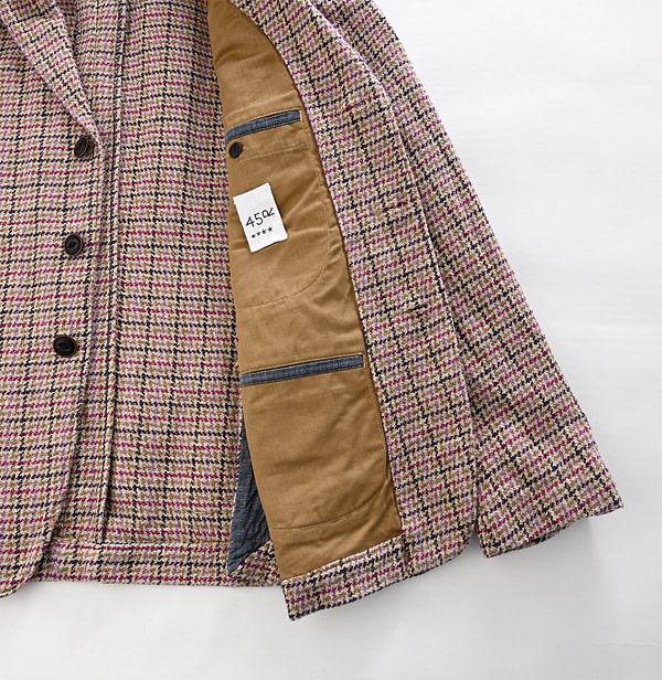 Cotton Tweed Miyuki Jacket MEN Detail