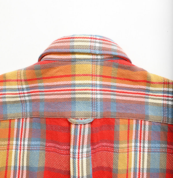 Indian ZAKKURI Flannel 908 Over Shirt Detail