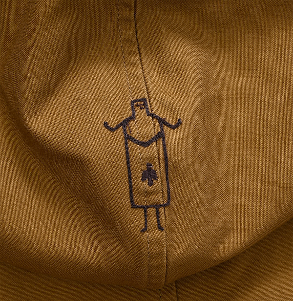 High Density Duck 908 Tent Coat Detail