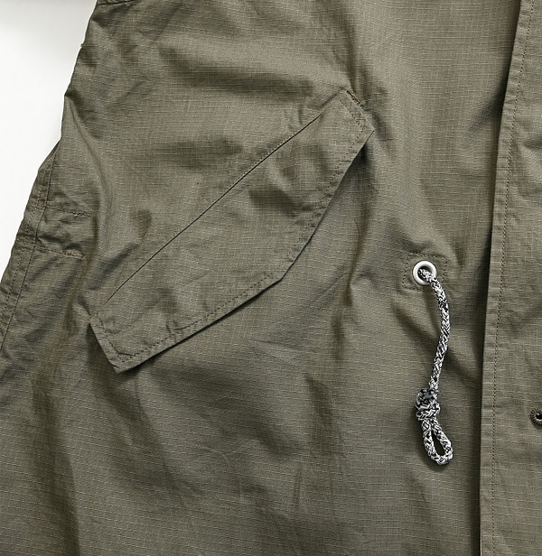 Ripstop 908 Balmacaan Coat Detail