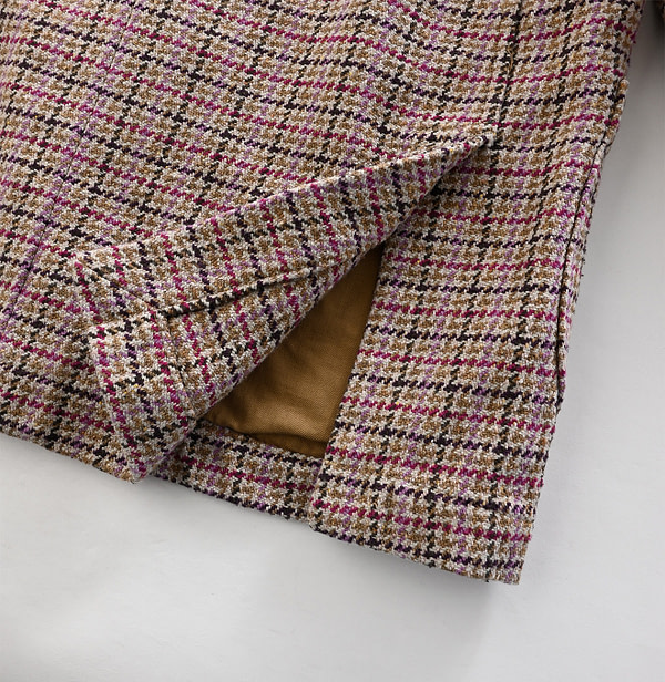 Cotton Tweed Miyuki Jacket MEN Detail