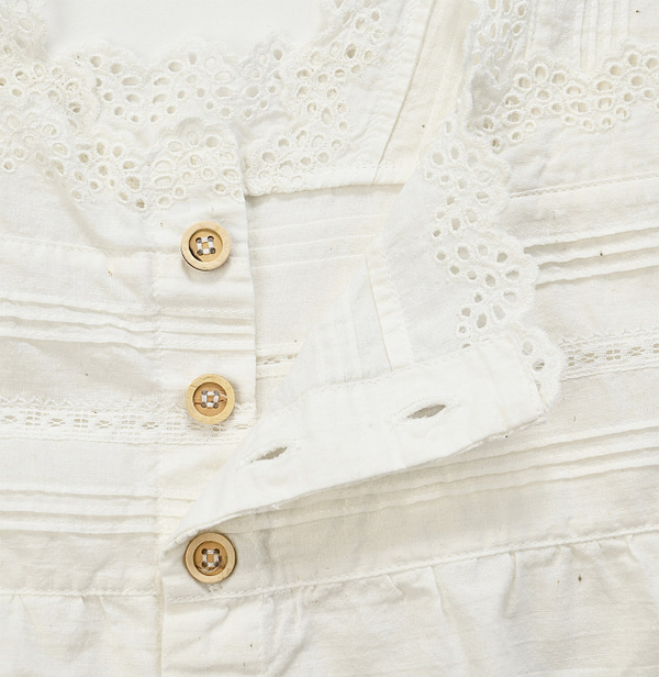 Khadi Lace de No Sleeve T-shirt Detail