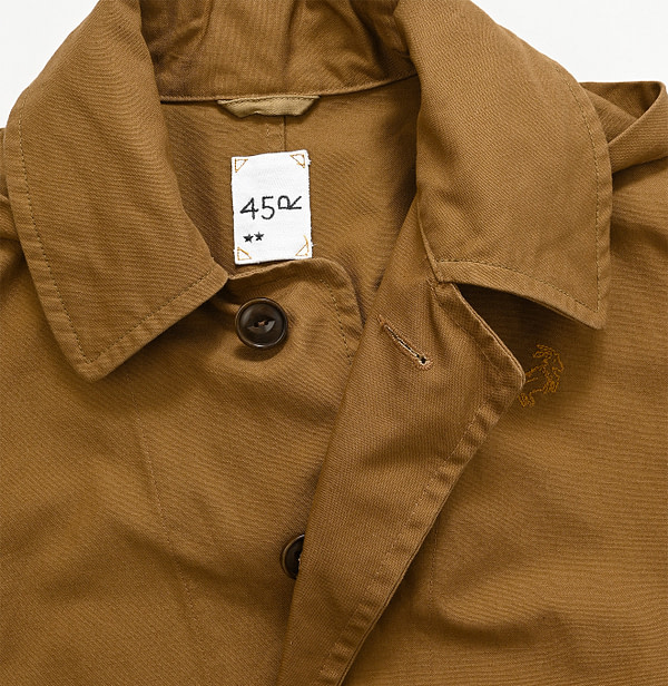 High Density Duck 908 Tent Coat Detail