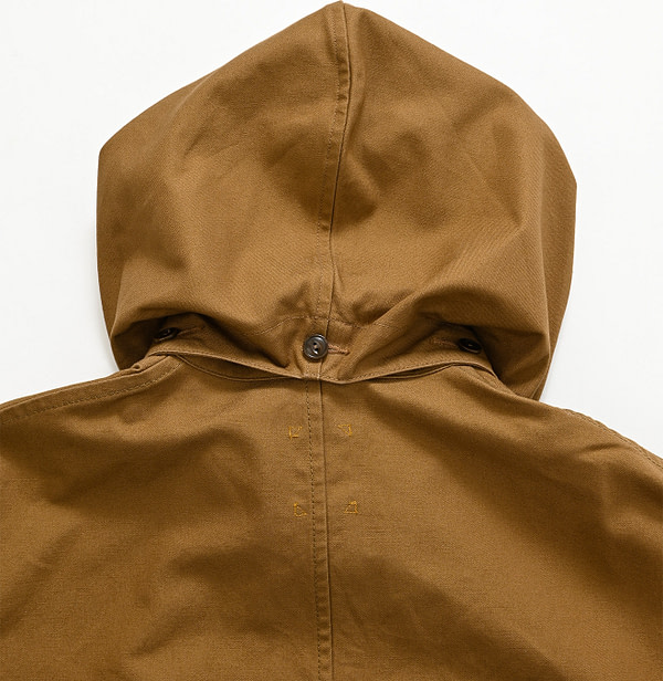 High Density Duck 908 Tent Coat Detail